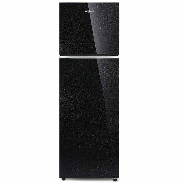 Whirlpool IF INV ELT 278GD, 231 Litre 2 Star Double Door Intellisense Inverter Technology and 17 Hours Cooling Retention, Crystal Black