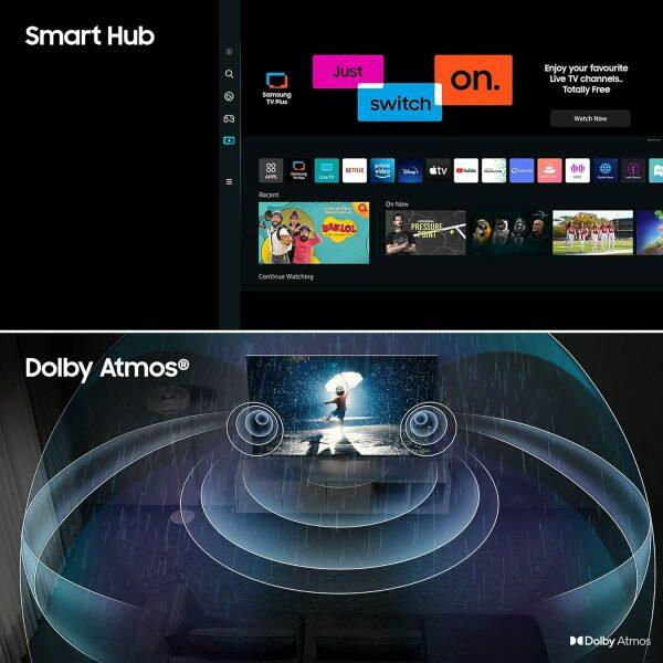 Samsung 55 Inch OLED (QA55S90CAKLXL, Black)