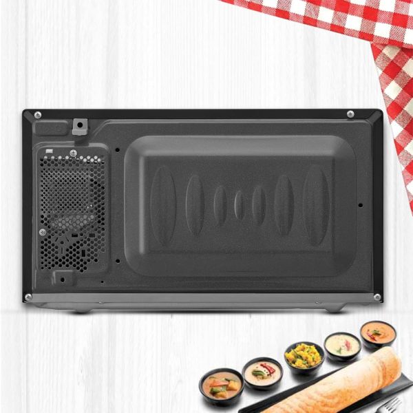 LG MS2043DB, 20 Litre Solo with Anti Bacterial Cavity and Next Step Guide, Black