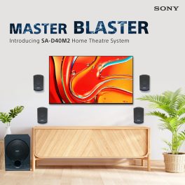 Sony 80 Watts, 4.1 Channel Home Theatre, Black, SA-D40