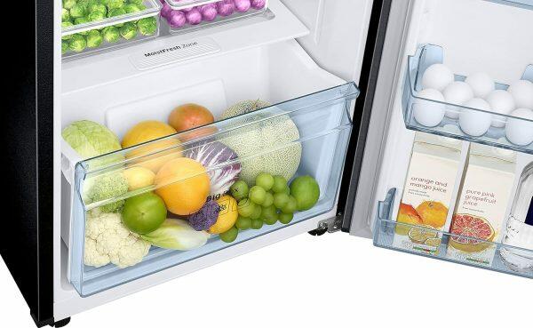 Samsung 236L 3 Star Double Door Refrigerator (RT28C3733BX, Luxe Black)