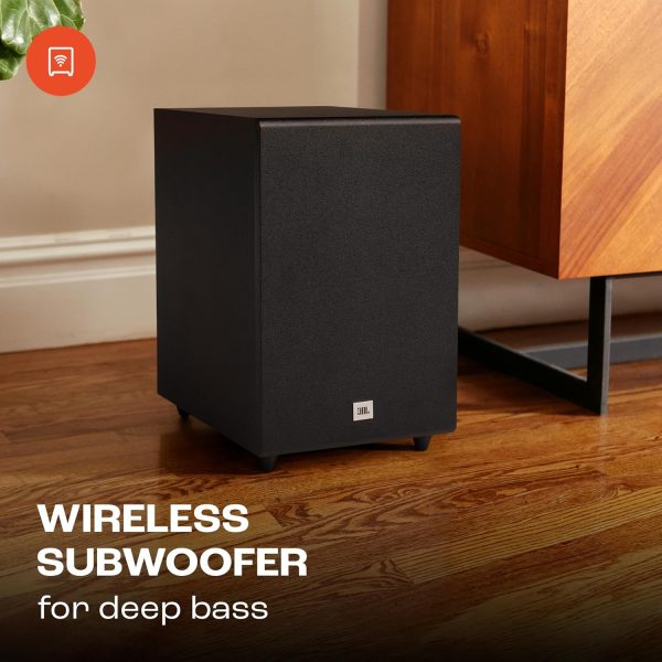 JBL 220 Watt Dolby Digital Soundbar with 2.1 Channel Wireless Subwoofer for Extre Deep Bass, Black, SB170