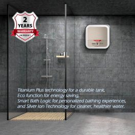 Racold Omnis Lux, 10 Litre Storage Water Heater with 5 Star Rating, Smart Control Tech and Auto Diagnostics, White
