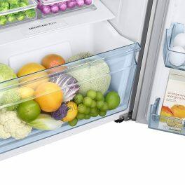 Samsung 236L Double Door Refrigerator (RT28C3021GS/HL, Grey Silver)