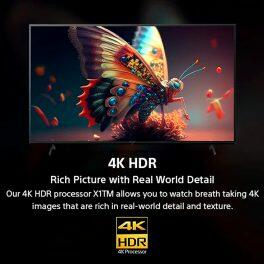 Sony 43 inches 4K TV (KD-43X75L, Black)