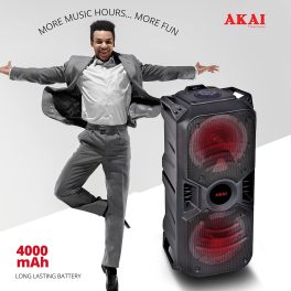 AKAI 50W Party Speaker (PM-50P, Black)
