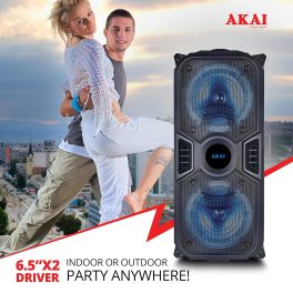 AKAI 50W Party Speaker (PM-50P, Black)