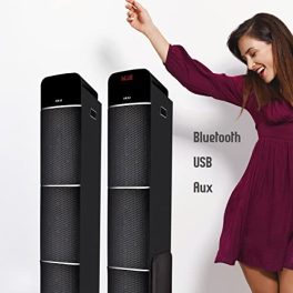 AKAI Audio TS 90 20 90W Wireless Bluetooth Tower Speaker with Wireless Mic Black 0 4