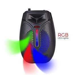 AKAI Party Speakers PM 20P with 20W RMS 65 inch Single Driver Extra Powerful Battery 4000mAh immersive Sound Quality with Wired Karaoke Mic 0 3