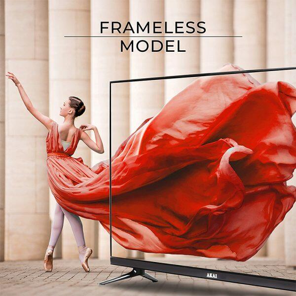 AKAI 32 Inch Smart TV (AKLT32S-FL1Y9P, Black)