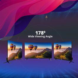 AKAI 32 Inch Smart TV (AKLT32S-FL1Y9P, Black)