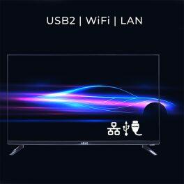 AKAI 43 Inch Smart TV (AKLT43S-FL1Y9P, Black)