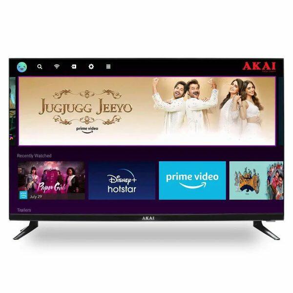 AKAI 43 Inch Smart TV (AKLT43S-FL1Y9P, Black)