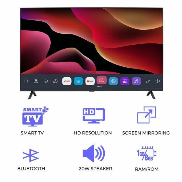 AKAI 32 Inch Smart TV (AL32S-CFL1P, Black)
