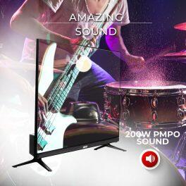 AKAI 43 Inch Smart TV (AKLT43S-FL1Y9P, Black)