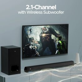 boAt 320 Watts Soundbar with 2.1 Wireless Subwoofer, Black, Aavante Bar Maven Pro