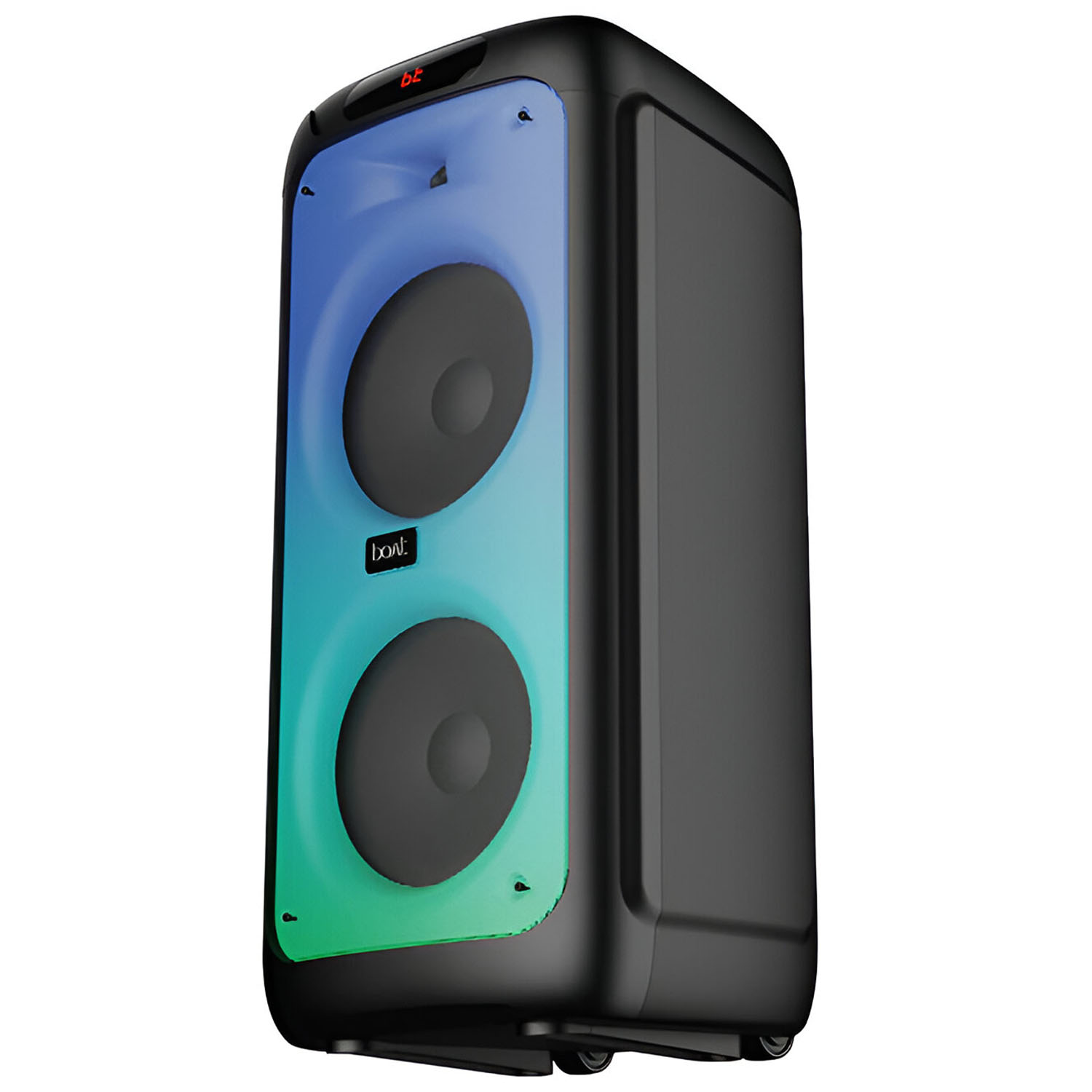 boAt 160 Watts Party Speaker with LED Light, Black, Partypal 400 boAt 160 Watts Party Speaker with LED Light, Black, Partypal 400