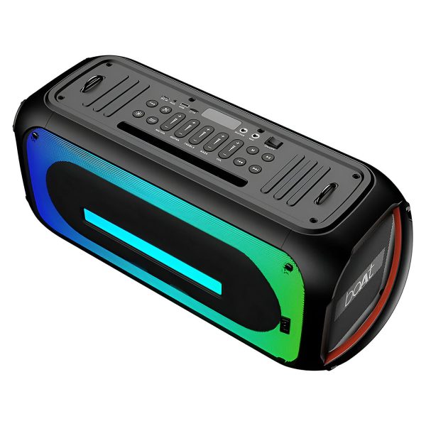 boAt 120 Watts Party Speaker with LED Lights, Black, Partypal 320