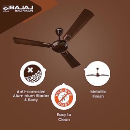 Bajaj Grace Neo BBD EE 1200mm Timber Golden Ceiling Fan 0 2