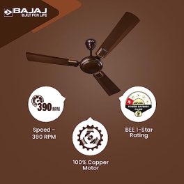 Bajaj Grace Neo BBD EE 1200mm Timber Golden Ceiling Fan 0 3