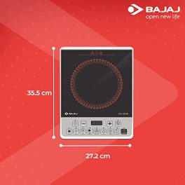 Bajaj Majesty ICX Pearl 1900W Induction Cooktop with Pan sensor and Voltage Pro Technology Black 0 4