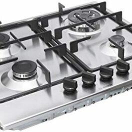 Bosch Built in Gas Hob Stainless Steel 4 Burner Silver 0