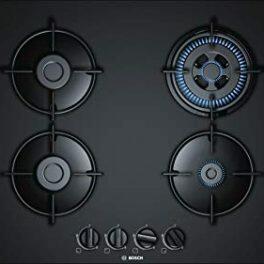 Bosch Sealed Tempered Glass Gas Hob black 0