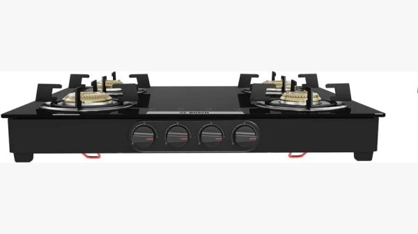 Bosch Series 4 Tabletop Black Glass Gas hob 60 cm 4 Burner PNP0E6V10IManual IgnitionSafety Reliability High Efficiency 0 2