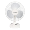 Crompton High Flo Waveplus, 400MM Table fan with 3 Speed Setting, Enhanced Blade Design and Smooth Oscillation, White