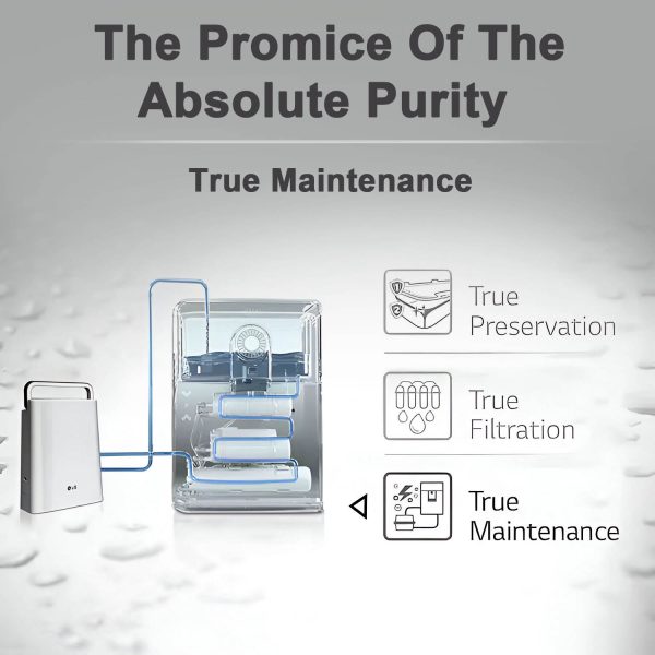 LG WW120NNC, UV+UF+HMR Water Purifier with 8 Litre Stainless Steel Tank, Crimson Rad