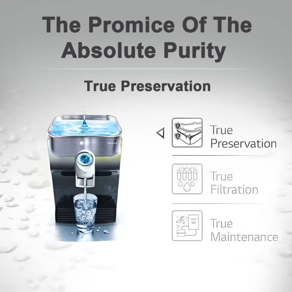 LG WW120NNC, UV+UF+HMR Water Purifier with 8 Litre Stainless Steel Tank, Crimson Rad