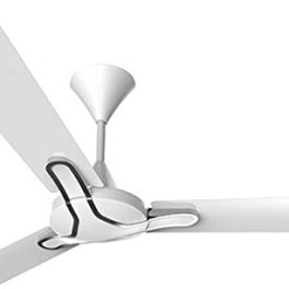 Crompton Gianna 1200MM, 48 Inch Ceiling Fan with 100% Copper Winding, Anti Rust Blade and Double Ball Bearing, Pearl White