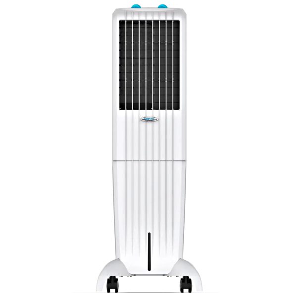 Symphony 35 Liter Tower Air Cooler with Honeycomb Pad and Powerful Blower, White, DIET 35T