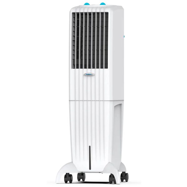 Symphony 35 Liter Tower Air Cooler with Honeycomb Pad and Powerful Blower, White, DIET 35T