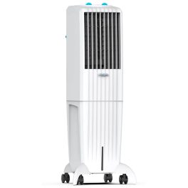 Symphony 35 Liter Tower Air Cooler with Honeycomb Pad and Powerful Blower, White, DIET 35T