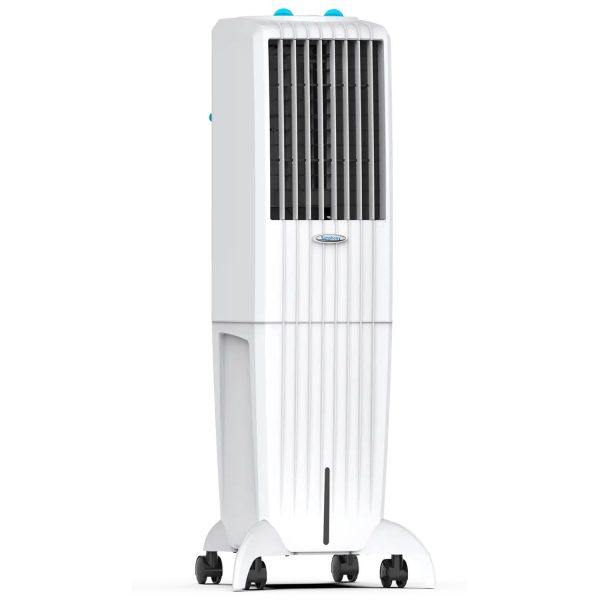 Symphony 35 Liter Tower Air Cooler with Honeycomb Pad and Powerful Blower, White, DIET 35T