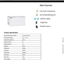 Elanpro EF 315 DD Double Door Chest Freezer 300L with No Cost EMI Offer Life Time Warranty 0 0