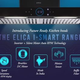 Elica iSMART 5 STAR Performance 60 cm Kitchen Chimney with Inverter Technology and 15 Years Warranty iSMART SPOT H6 BF LTW 60 NERO 0 0