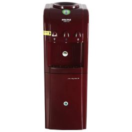 Voltas Water Dispenser with Refrigerator with Normal, Cold and Hot Tap, Maroon, Pearl-RR