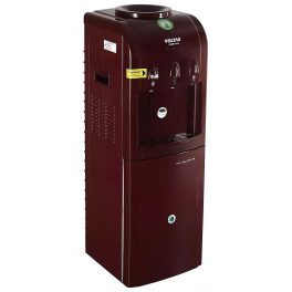Voltas Water Dispenser with Refrigerator with Normal, Cold and Hot Tap, Maroon, Pearl-RR