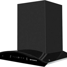 Faber 60 cm 1200 m3hr Heat Auto Clean Chimney Hood Crest Plus HC SC BK 60 Filterless Touch Gesture Control Black 0 4