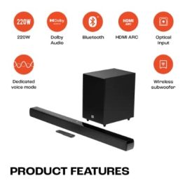 JBL 21 CH Soundbar Cinema SB170 with Wireless Subwoofer 0 3