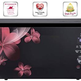LG 32 L All in One Charcoal Convection Microwave Oven MJEN326PK Black 0 1