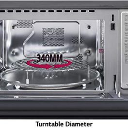 LG 32 L All in One Charcoal Convection Microwave Oven MJEN326PK Black 0 3