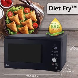 LG 32 L All in One NeoChef Charcoal Convection Microwave Oven MJEN326UL Black Charcoal Lighting Heater 0 1
