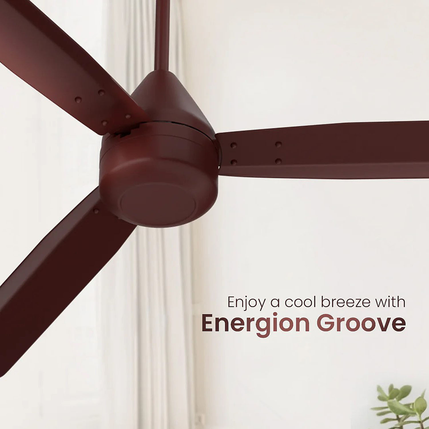 Crompton 1200MM (48Inch) 5Star BLDC Ceiling Fan with Remote, Double Ball Bearing and Anti Dust Design, Cofffee Brown, ENERGION Crompton 1200MM (48Inch) 5Star BLDC Ceiling Fan with Remote, Double Ball Bearing and Anti Dust Design, Cofffee Brown, ENERGION