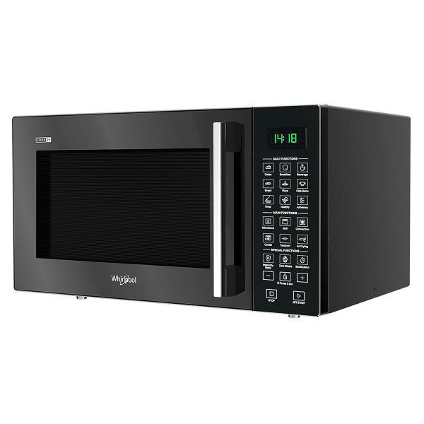 Whirlpool 29 Litre Convection with Air Fryer, 300 Plus Auto Cook Menu and Motorized Rotisserie, Black, MagiCook Pro 31CES