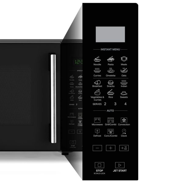 Whirlpool 20 Litre Convection Microwave with Smart Fry and Tandoor Heater, Black, MAGICOOK PRO 22CE