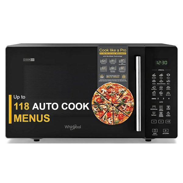 Whirlpool 20 Litre Convection Microwave with Smart Fry and Tandoor Heater, Black, MAGICOOK PRO 22CE