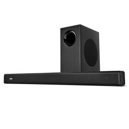 Akai SB140, 2.1 Channel Soundbar with 140 Watts Wired Subwoofer for Extra Deep Bass, Black